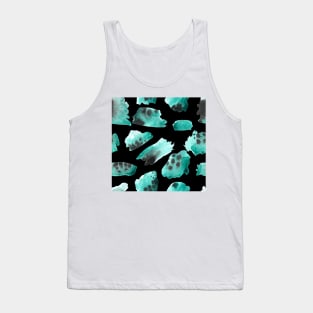 watercolor polka dots seamless pattern Tank Top